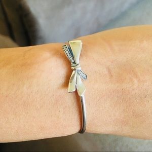 Authentic Pandora Brilliant Bow Bracelet